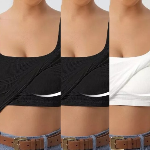 REGATA COM SUTIÃ EMBUTIDO (COMPRE 2, LEVE 3)