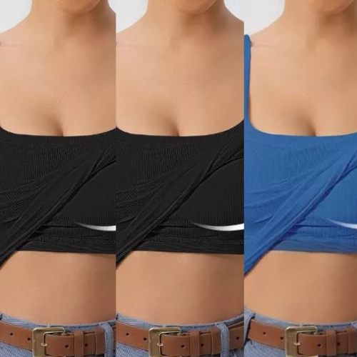 REGATA COM SUTIÃ EMBUTIDO (COMPRE 2, LEVE 3)