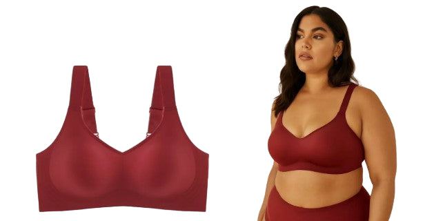 COMFORT UP:  Sutiã sem aro, com suporte elevado e conforto total
