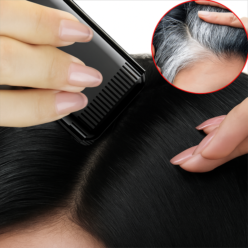 RetocaRaiz™:  Sua Cobertura para os Fios Brancos