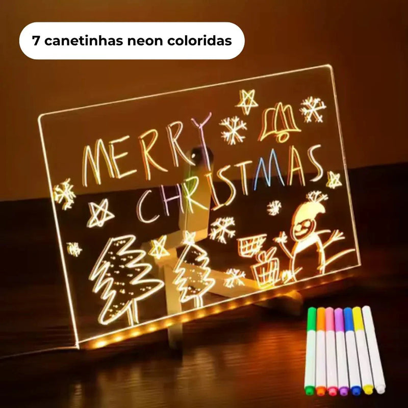Quadro Acrílico Mágico LED - ClareArt
